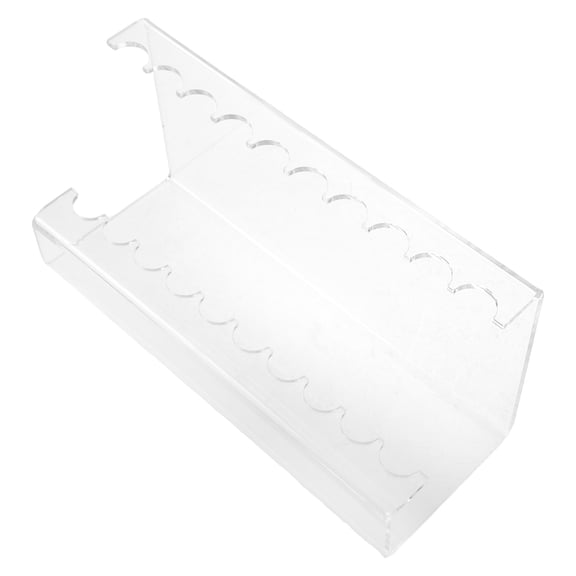 ibasenice Transparent Acrylic Cosmetics Display Rack and Storage Box for Office and Home Use - 1 Set Organizer
