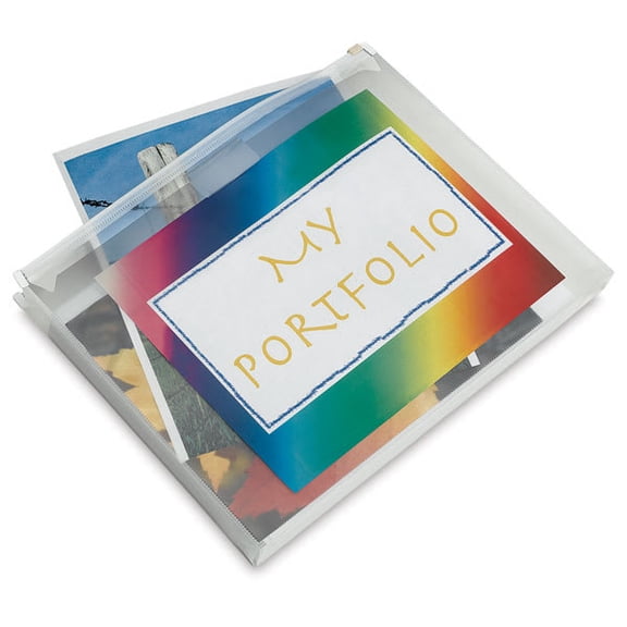 Itoya PolyZip Envelope - 11" x 8 1/2", Clear