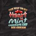 thumbnail image 4 of Inktastic Mint Chocolate Chip Ice Cream Lover Boys or Girls Baby Bodysuit, 4 of 5