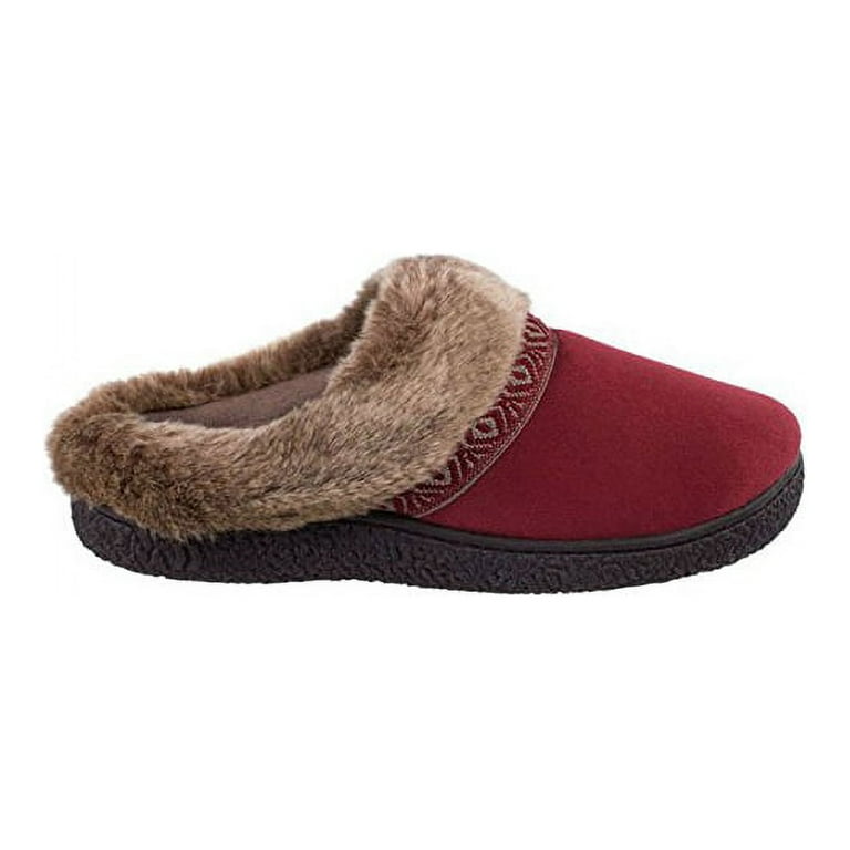 Isotoner Women s Smartzone Gel Comfort Technology Scuff Slippers