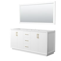 Wyndham Collection Wcf414172d-Cxsxx-M70 Strada 71" Double Free Standing Vanity Cabinet -