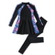 thumbnail image 1 of Odeerbi 6-13 Años Niñas 2 Piezas de Manga Larga Rash Guard Conjunto Upf 50 + Vestido de Baño Seco Rápido Con Leggings de Baño, 1 of 7