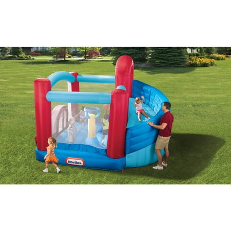 Little Tikes Super Spiral Bouncer with Rock Climbing Wall