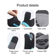 thumbnail image 3 of Greeniant 1 par de guantes de ciclismo al aire libre, calentadores de motocicleta portátiles transpirables con absorción de golpes para manos con Ciclismo  Azul L Greeniant OD002144-05, 3 of 6