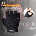thumbnail image 3 of Guantes de levantamiento de pesas ATERCEL Full Palm Protection Black M, 3 of 7