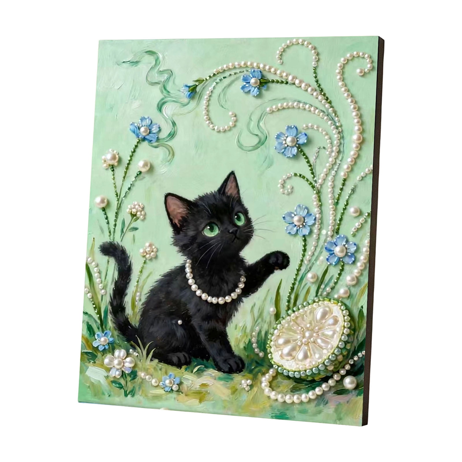 Diamond Painting Kits for Adults, Cat Round Full Drill Diamond Art Kits, 5D DIY Paint with Diamonds Crafts for Home Wall Decoration Gifts Graduation Decorations 2026 Graduation Gifts