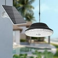 thumbnail image 4 of Veeki Solar Pendant Lights, 4 Lighting Modes Solar Shed Lights Waterproof Motion Sensor Hanging Light Indoor&Outdoor, with Remote Control 16.4ft Cord for Yard Porch Driveway Patio Garage Barn-0621, 4 of 5