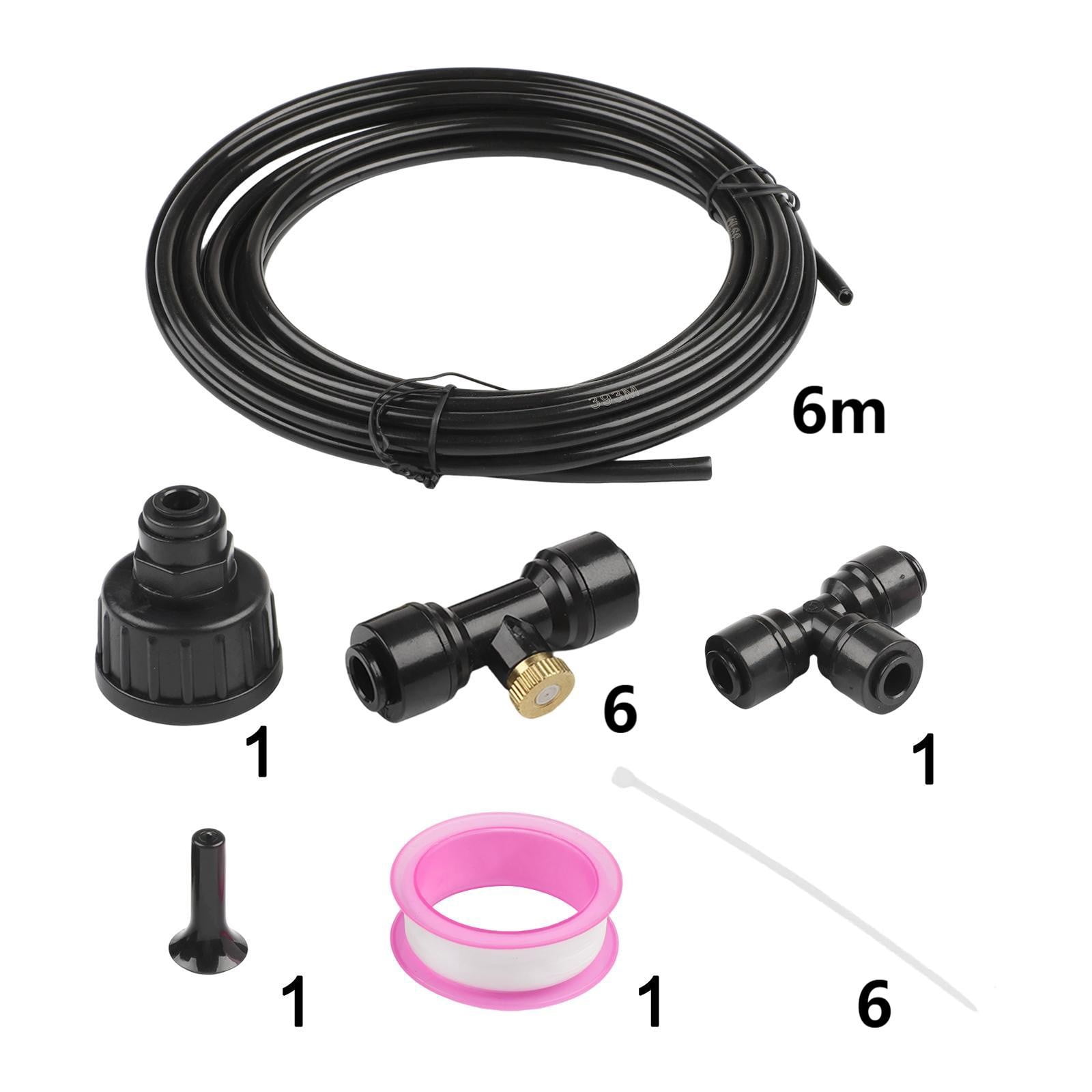 Outdoor Mist Cooling System: Low Pressure Mist For Garden And Drip Irrigation