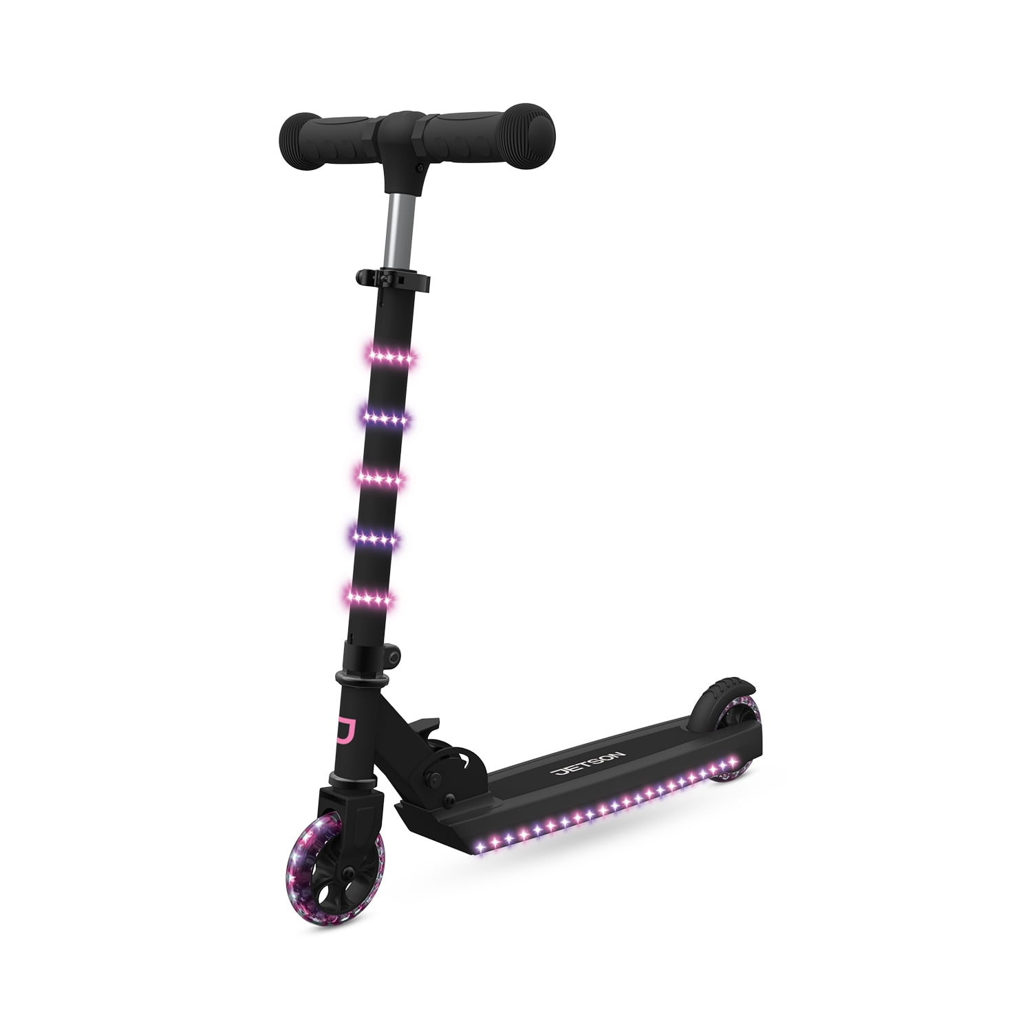 light burst pink and white scooter