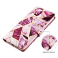 thumbnail image 2 of Supershield Samsung Galaxy S22 Plus 5G Wallet Case Marvel Leather Card Holder Flip Protective Shockproof Magnetic Cover - Purple, 2 of 3