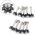 thumbnail image 3 of 10pcs REPAIR KIT Star nuts 1/4-20 screws For 1" OD tube Threadless Forks, 3 of 10