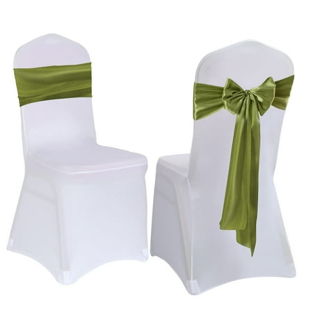 

ERTUTUYI Chair Ribbon Bow Strap Wedding Banquet Party Event Decoration Chair Bow Tie Chair Bow
