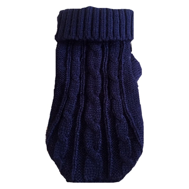 Jersey extrapequeño de punto para chihuahua, yorkshire terrier y chihuahuas miniatura, para hembras y machos pequeños, otoño-invierno, cachorros y gatos, longitud 23 cm (talla n.º 8)