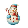 thumbnail image 2 of sdhkgrrt under $5 Acrylic Snowman Ornament, Acrylic Snowman Christmas Tree Pendant Decor,Festive Snowman Ornament for Car and Home Decor,Christmas Snowman Hanging Decoration with Lanyard,Holiday, 2 of 6