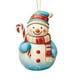 thumbnail image 2 of Seyotauo Christmas Snowman Ornaments Double Sided Xmas Hanging Decorations, Acrylic Snowman Figurines Ornament for Christmas Tree Wreath Fireplace Window Holiday Party Supplies Gift, 2 of 6