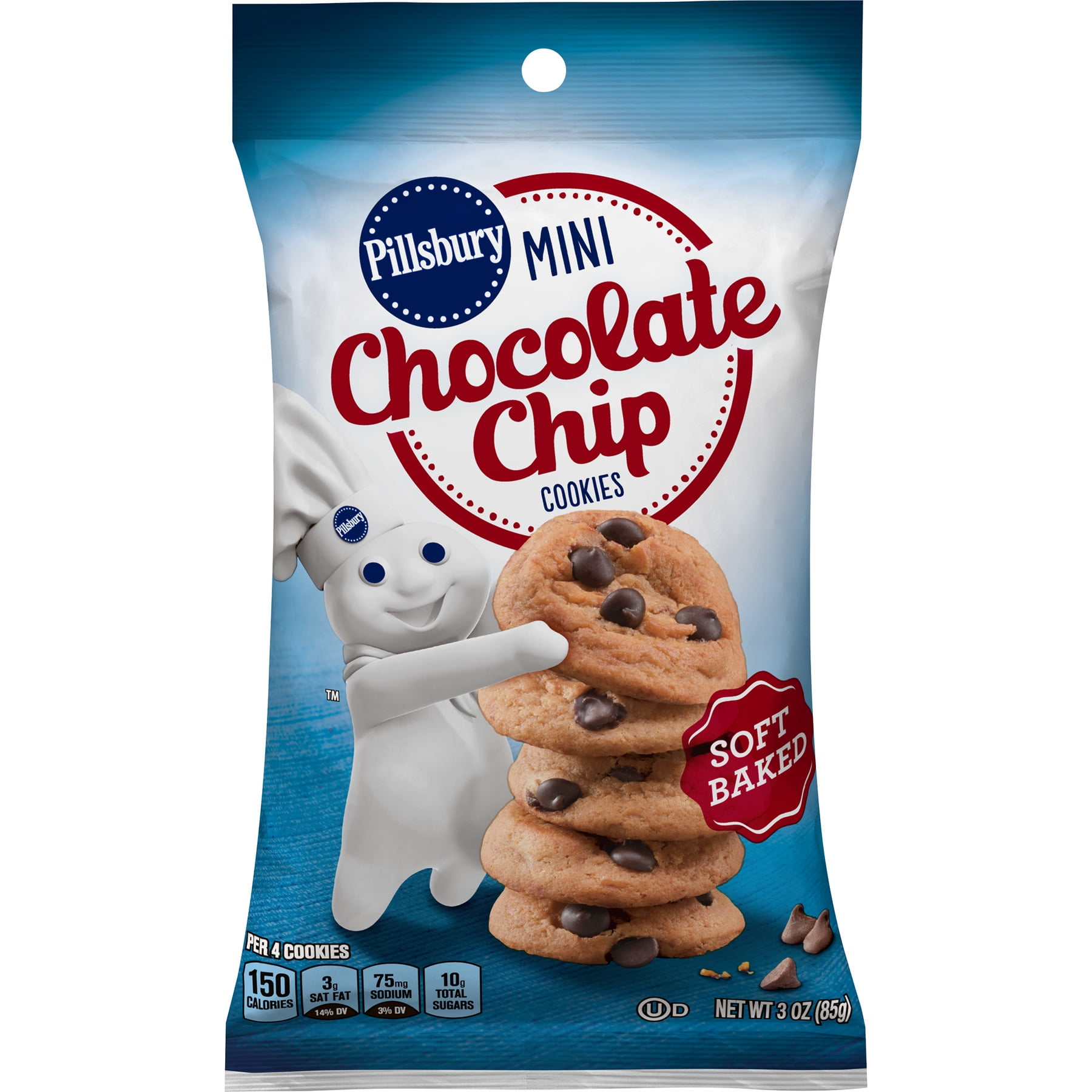 Pillsbury Mini Chocolate Chip Cookies - Walmart.com ...