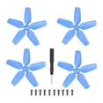 thumbnail image 2 of 4 piezas Reemplazo de hélices de colores Multipropósito Duradero Flexible Ligero Portátil Estable Quadcopters Accs Piezas de repuesto Azul CUTICAT Hélice de colores, 2 of 7