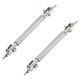 thumbnail image 1 of Unique Bargains 1pair 75mm 2.95' Splitter Support Rods Adjustable Front Bumper Lip Splitter Strut Rod Tie Bars for Car Silver Tone, 1 of 6