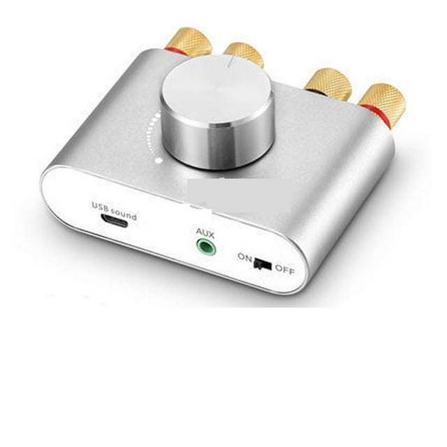 Digital Amplifier Hifi Stereo Home Receiver Power AMP Bluetooth 5.0 Sound Amplifiers ,Bass & Treble Control