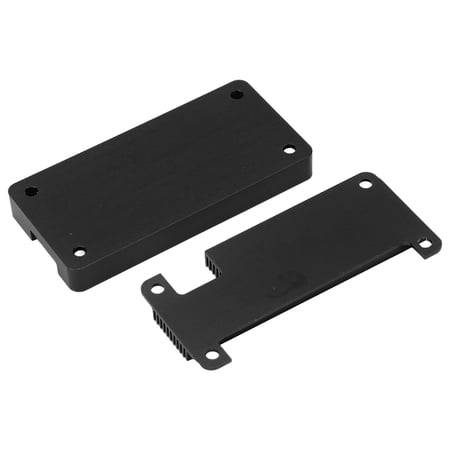 Rupoun Aluminum Alloy Protective Shell Case for Raspberry Pi Zero 2 W Heat Dissipation Cooling Case Enclosure with Pin Header Screws Nuts Kit Black (2.75 inches / 7 cm Length)
