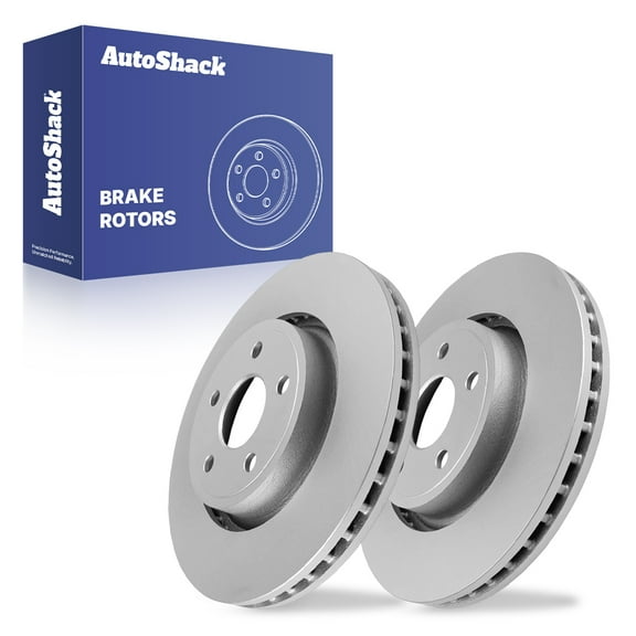 AutoShack Front Vented Coated Brake Rotors 2-PC Set Replacement for 2011-2021 Jeep Grand Cherokee 2011-2022 Dodge Durango 2022 Jeep Grand Cherokee WK ArmorStop 13.78" (350 mm)