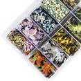 thumbnail image 4 of Bienvenido Nail Art Sticker Calcomanía Transferencia de lámina de uñas 10 rollos de pegatinas para uñas Juego de transferencia de calcomanías para decoración de uñas DIY, 4 of 5