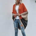 thumbnail image 5 of Vedolay Cardigans for Women Button Down Knitwear Long Sleeve Soft Basic Knit Cardigan Sweater Orange,L, 5 of 5
