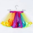 thumbnail image 2 of Godom Kids Ballet Tutu Skirt 2T-15T Gymnastics Dance Dress Cosplay Party Clothes Elastic Waist,Yellow, 2 of 4