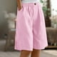 thumbnail image 2 of Pantalones cortos de pijama con estampado de cuadros y botones en la parte delantera para mujer - Ropa de dormir Pantalones cortos de estar por casa S-XXXL, 2 of 6