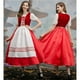 thumbnail image 4 of Carnaval Halloween Caperucita Roja para mujer disfraz de lujo abrigo largo traje espectacular Cosplay vestido de fiesta elegante, 4 of 5