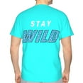 thumbnail image 2 of Ben Azelart Stay Wild Shirt 3d Printed T Shirt Crewneck Short Sleeve Top Tees For Mens, 2 of 8