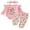 Pink, variant on Suealasg 3Pcs Newborn Baby Girls Fall Outfits Clothes Set 3 6 9 12 18 Months Infant Girls Crew Neck Long Sleeve Bear Print Romper Long Pants Headband Set