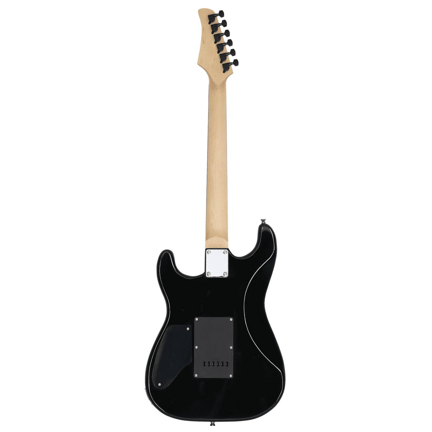 Hassch Electric Guitar for Music Lover Beginner with 20W Amp, Gig Bag and Accessories Pack, Black