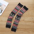 thumbnail image 6 of MZXELPRJD No Show Socks Womens Girls Ladies Christmas Warm High Over The Knee Socks Long Cotton Stockings Knit Warm Stockings, Womens Socks Size 7-9 Black, 6 of 6