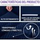 thumbnail image 3 of Funda para Sillones, Funda de Sofá 3 Plazas, Cubre Sillones Sala Ajustables con Brazos, Protector Sillón y 1 Funda de Cojín de Tela, Sofa Cover 360° Cobertura, Supersuave y Elástica, Azul, 3 of 4