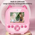 thumbnail image 6 of Children's Mini Printing Instant Cameras HD Camera Multi Functional Digital DSLR Camera For Photography And Printing Gifts Pink, 6 of 8