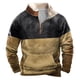 thumbnail image 1 of pstuiky Camisas para hombre de manga larga, Sudadera informal de manga larga con cuello alto y estampado de leopardo para Halloween para hombre salir tops l, 1 of 3