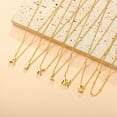 thumbnail image 4 of IEFSHINY Dainty Initial Necklaces for Women, 14K Gold Plated Letter A-Z Necklace Minimalist Monogram Necklace, 4 of 7