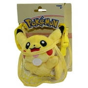 Pokemon Tomy Shoulder Plush - PIKACHU with Carrying Bag & Strap (6 inch)