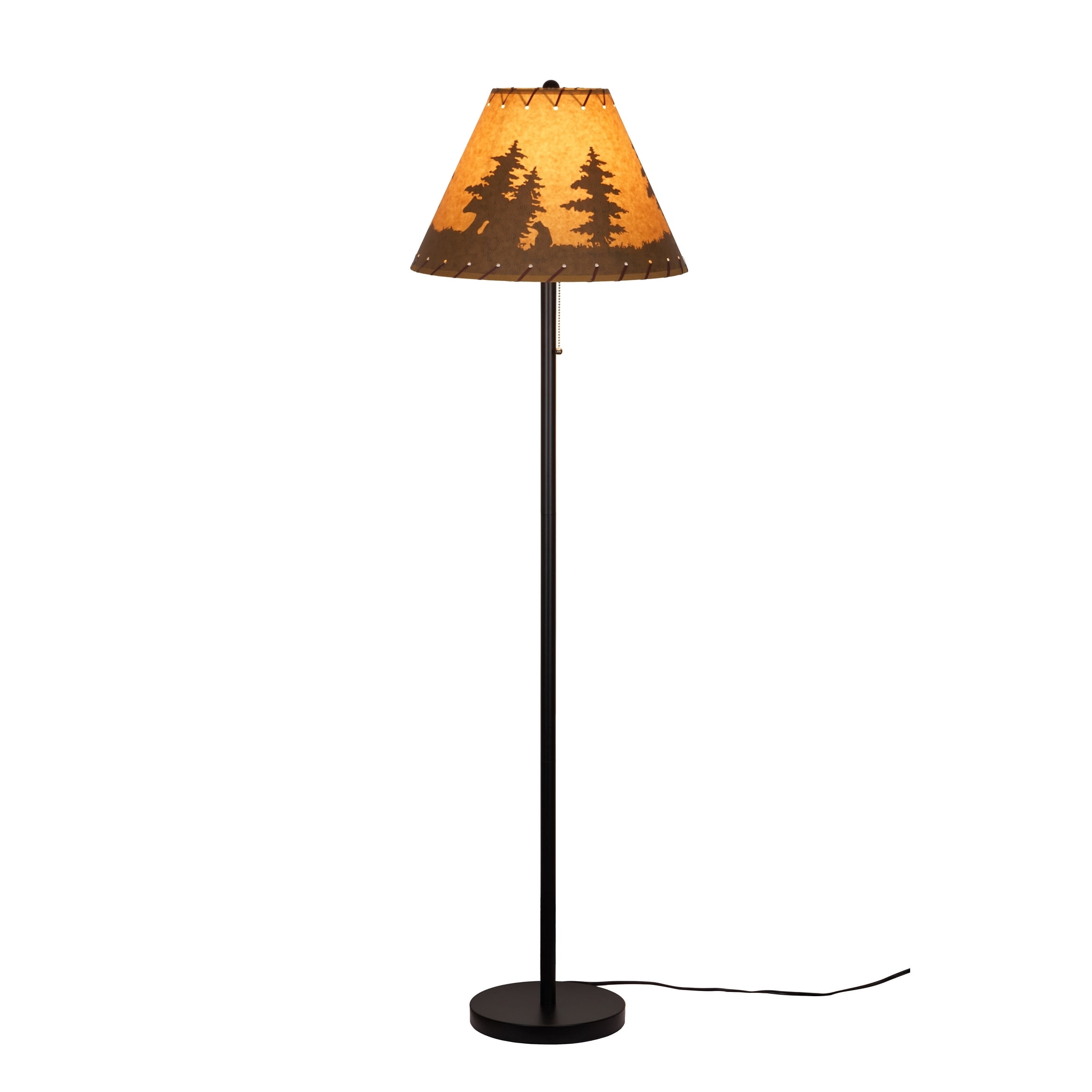 Lodge Floor Lamp - Dark Bronze