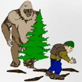 thumbnail image 2 of CafePress - Looking For The Squatch - Adjustable Unisex Printed Trucker Hat with Mesh Back, 2 of 10