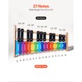 thumbnail image 2 of VEVOR Glockenspiel Xylophone, 27 Notes, Professional Xylophone Percussion Instrument, with Colorful Metal Keys, Includes 4 Mallets, Carrying Bag, Beginner Musical Instrument Kit for Adults and Kids, 2 of 9