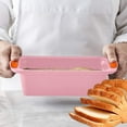 thumbnail image 5 of Non-Stick Silicone Loaf Pan for Baking Bread Quiche Meatloaf Lasagna | 11.4 x 5.3 Inch Large Capacity | Flexible Easy Release & Dishwasher Safe | 1 Pack, 5 of 6