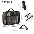 thumbnail image 6 of Marble Modern Geometric Flowers Abstract Lunch Bag for School Reusable Thermal Lunch Carrier for Women Men Meal Containers with Exterior & Interior Pockets Collection, 6 of 6