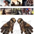 thumbnail image 3 of Winter Outdoor Sports Gloves For Men And Women Camouflage 3 Finger Exposure Anti-Slip 1 Pair, 3 of 5