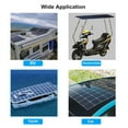 thumbnail image 2 of 18V/15W Monocrystalline Solar Panel Kit Dual USB Phone Charger Outdoor Camping Power Bank Waterproof with 12/24V 100A PWM Solar Charge Controller for RV Marine Boat Off Grid System, 2 of 8