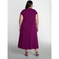 thumbnail image 2 of Terra & Sky Women's Plus Twist Ankle Maxi Dress, Sizes 0X-5X, 2 of 4