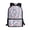 Axolotl Flower Garden, variant on Uourmeti Tiger Stripe Adjustable Buckle Polyester Backpack, 17 Inch Big Capacity School Backpack Smooth Zippers School Bag for Teenagers