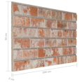 thumbnail image 4 of vidaXL Panneaux Muraux 3D avec Design Brique Rouge 10 Pcs EPS, 4 of 4