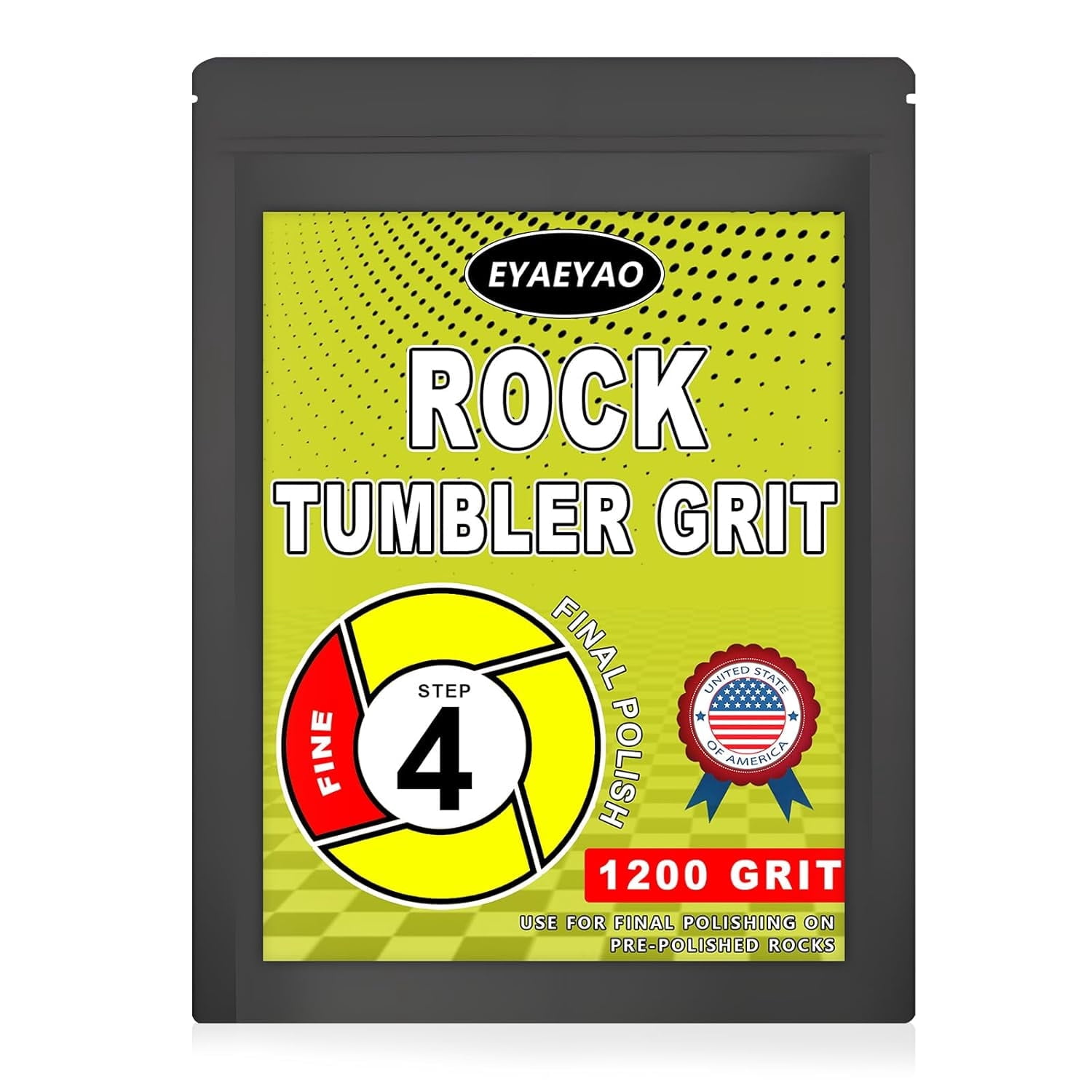 Free Shipping! Polly Plastics Rock Tumbler Grit Kit with Ceramic